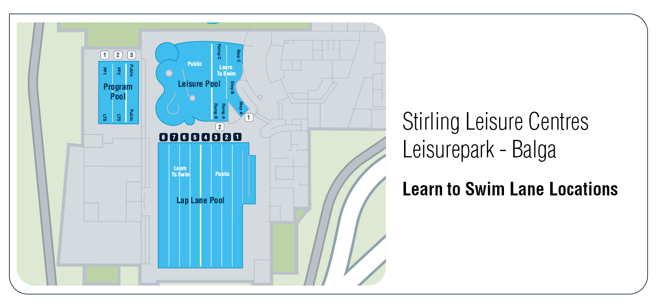 Learn to swim locations at Stirling Leisure Centres - LeisurePark Balga