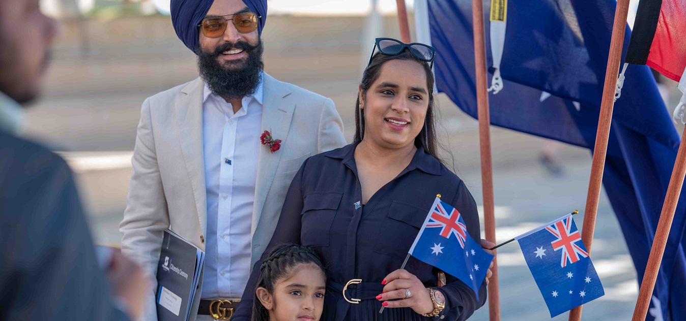 184 new citizens from 42 nationalities became Australian citizens at this years' event