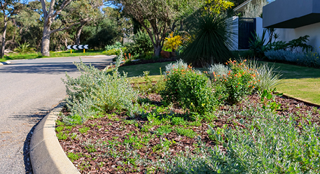 A residential verge