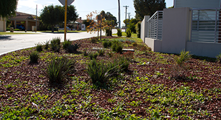 A residential verge