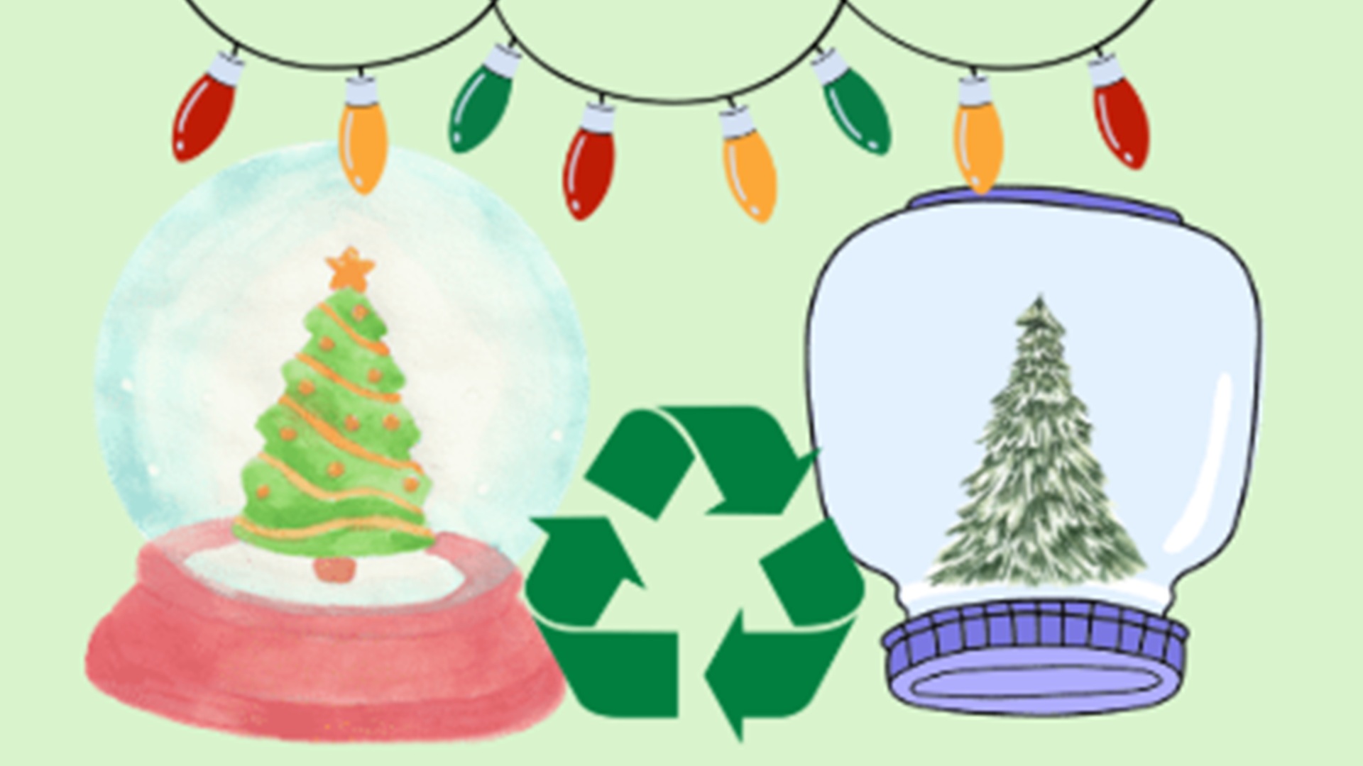 DIY Waterless & Sustainable Snow Globes