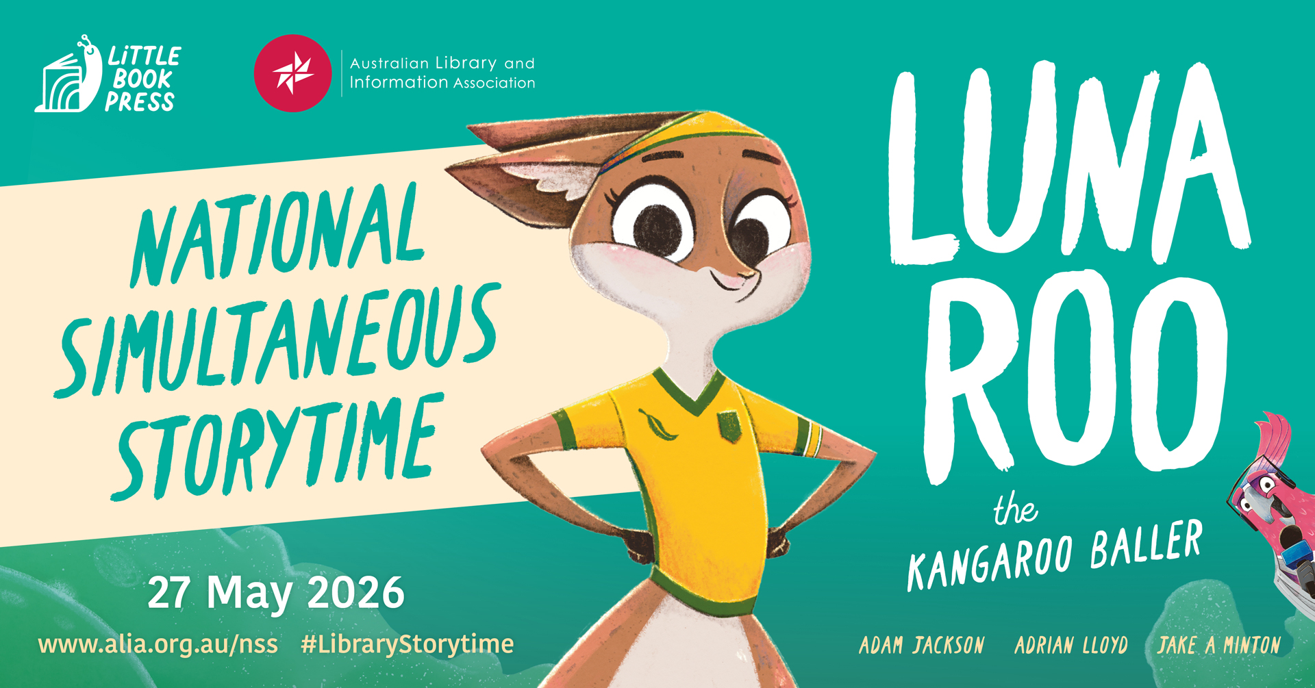 National Simultaneous Storytime: Scoring goals with Luna Roo