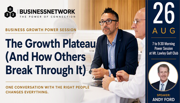 Business growth and leadership event for local businesses