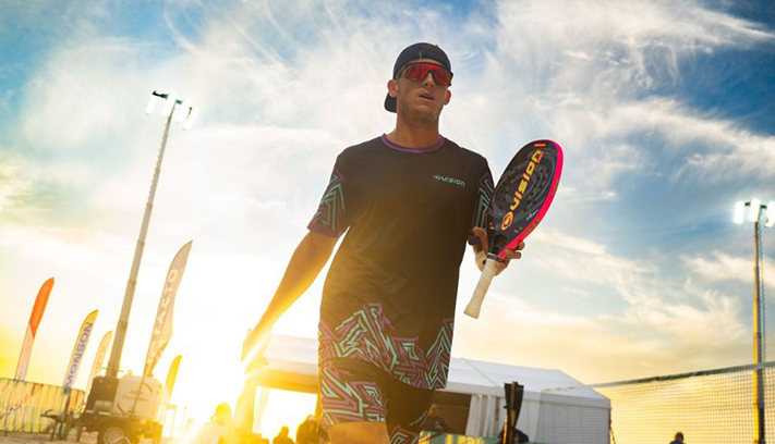 Beach tennis action hits Scarborough.