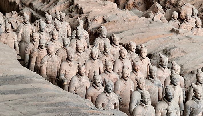 The Terracotta Army in China