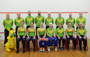 The Australian team in the Trans-Tasman Test Series, which the host nation won 3-0.