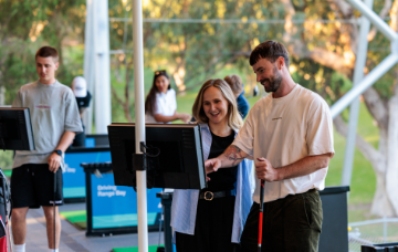 Challenge your friends to some golf