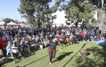 A Corroboree for Life dancer.