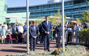 WA Opposition Leader Basil Zempilas and Carine MLA Liam Staltari