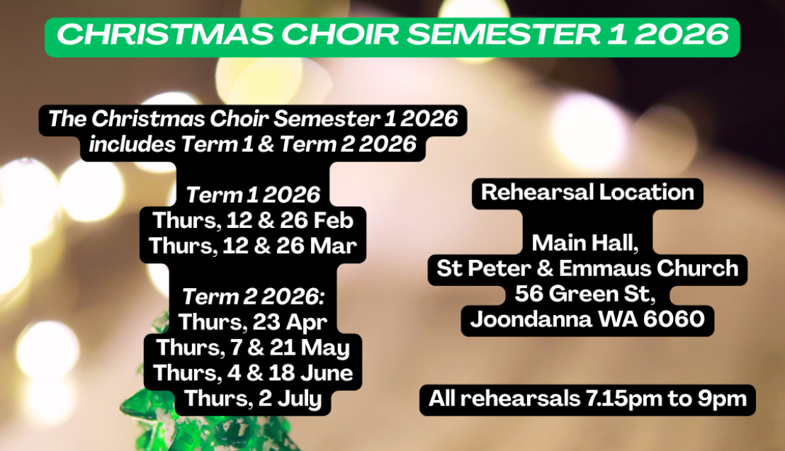 The Christmas Choir (Semester 1 2026)