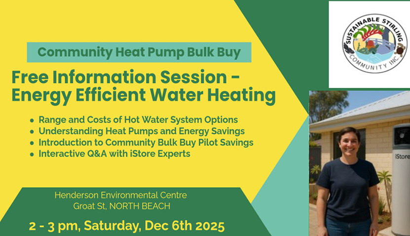 Energy Efficient Water Heating - Community Heat Pump Bulk Buy Project - Free information session