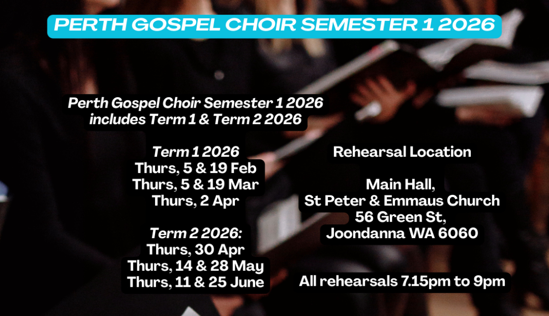 Perth Gospel Choir (Semester 1, 2026)