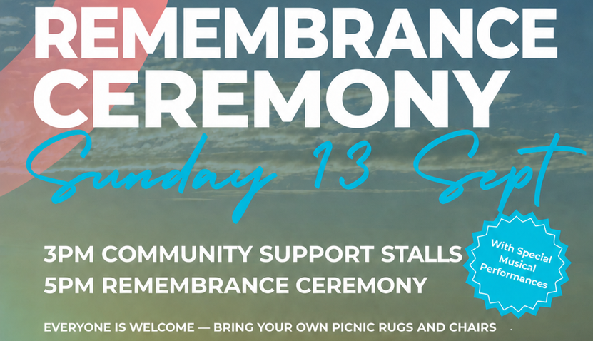 World Suicide Prevention Day Remembrance Ceremony