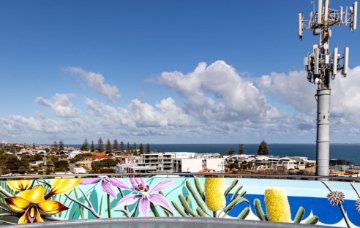 View from the observation deck at Mount Flora Regional Museum 