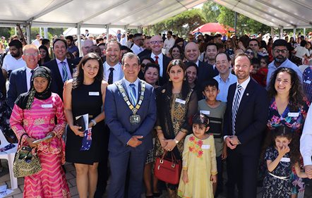 With some of our newest citizens at the Australia Day ceremony